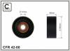 CAFFARO 42-00 (4200) Tensioner Pulley, v-ribbed belt