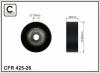 CAFFARO 425-26 (42526) Deflection/Guide Pulley, timing belt