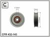 CAFFARO 432-143 (432143) Deflection/Guide Pulley, v-ribbed belt