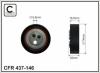 CAFFARO 437-146 (437146) Tensioner Pulley, v-ribbed belt