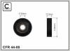 CAFFARO 44-00 (4400) Deflection/Guide Pulley, v-ribbed belt