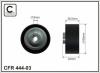 CAFFARO 444-03 (44403) Deflection/Guide Pulley, v-ribbed belt