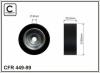 CAFFARO 449-99 (44999) Deflection/Guide Pulley, v-ribbed belt