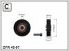 CAFFARO 45-07 (4507) Deflection/Guide Pulley, v-ribbed belt
