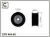 CAFFARO 464-99 (46499) Deflection/Guide Pulley, v-ribbed belt