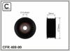 CAFFARO 489-99 (48999) Deflection/Guide Pulley, v-ribbed belt