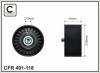 CAFFARO 491-118 (491118) Tensioner Pulley, v-ribbed belt