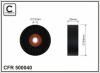 CAFFARO 500040 Deflection/Guide Pulley, v-ribbed belt