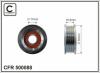 CAFFARO 500088 Deflection/Guide Pulley, v-ribbed belt