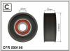CAFFARO 500100 Deflection/Guide Pulley, v-ribbed belt