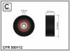 CAFFARO 500112 Deflection/Guide Pulley, v-ribbed belt