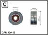 CAFFARO 500119 Tensioner Pulley, v-ribbed belt