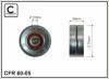 CAFFARO 60-05 (6005) Deflection/Guide Pulley, v-ribbed belt