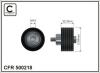 CAFFARO 500218 Deflection/Guide Pulley, v-ribbed belt