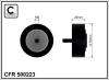 CAFFARO 500223 Deflection/Guide Pulley, v-ribbed belt