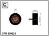 CAFFARO 500225 Deflection/Guide Pulley, v-ribbed belt