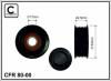 CAFFARO 80-00 (8000) Deflection/Guide Pulley, v-ribbed belt