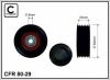 CAFFARO 80-29 (8029) Deflection/Guide Pulley, v-ribbed belt