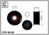 CAFFARO 80-40 (8040) Deflection/Guide Pulley, v-ribbed belt