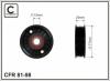 CAFFARO 81-98 (8198) Tensioner Pulley, v-ribbed belt