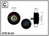 CAFFARO 83-25 (8325) Tensioner Pulley, v-ribbed belt