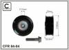 CAFFARO 84-04 (8404) Deflection/Guide Pulley, v-ribbed belt
