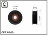 CAFFARO 86-00 (8600) Tensioner Pulley, v-ribbed belt