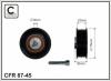 CAFFARO 87-45 (8745) Deflection/Guide Pulley, v-ribbed belt