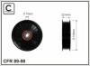 CAFFARO 89-98 (8998) Deflection/Guide Pulley, v-ribbed belt