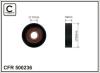 CAFFARO 500236 Tensioner Pulley, v-ribbed belt