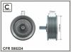 CAFFARO 500224 Deflection/Guide Pulley, v-ribbed belt