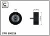 CAFFARO 500226 Deflection/Guide Pulley, v-ribbed belt