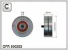 CAFFARO 500253 Tensioner Pulley, v-ribbed belt