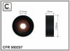CAFFARO 500257 Tensioner Pulley, v-ribbed belt