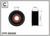 CAFFARO 500260 Tensioner Pulley, v-ribbed belt