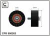 CAFFARO 500263 Deflection/Guide Pulley, v-ribbed belt