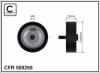 CAFFARO 500268 Deflection/Guide Pulley, v-ribbed belt