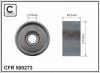 CAFFARO 500273 Deflection/Guide Pulley, v-ribbed belt