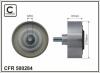 CAFFARO 500284 Deflection/Guide Pulley, v-ribbed belt