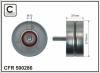 CAFFARO 500286 Deflection/Guide Pulley, v-ribbed belt
