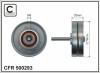 CAFFARO 500293 Deflection/Guide Pulley, v-ribbed belt