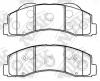 NiBK PN51003 Brake Pad Set, disc brake
