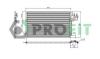 PROFIT PR2537C1 Condenser, air conditioning