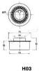 JAPKO 45H03 Tensioner, timing belt