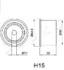 JAPKO 45H15 Tensioner, timing belt