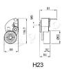 JAPKO 45H23 Tensioner, timing belt