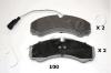 JAPKO 51100 Brake Pad Set, disc brake