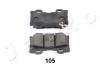 JAPKO 51105 Brake Pad Set, disc brake