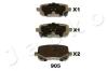 JAPKO 51905 Brake Pad Set, disc brake