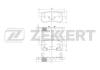 ZEKKERT BS-1496 (BS1496) Brake Pad Set, disc brake